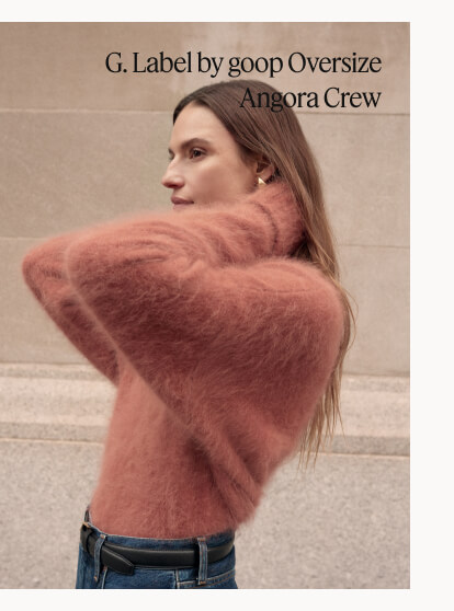 Oversize Angora Crew