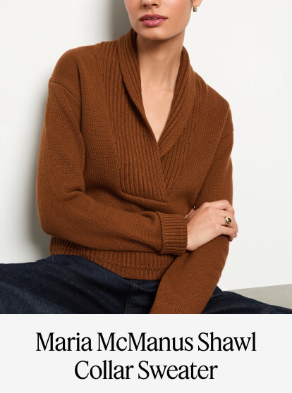 Maria McManus Shawl Collar Sweater