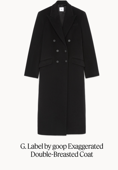 Exaggerated Double-Breasted Overcoat