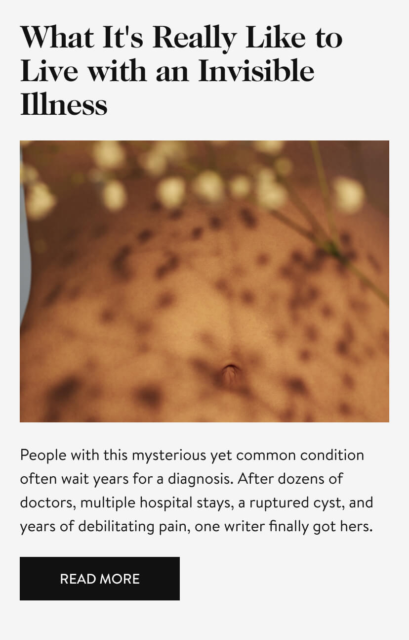 What It's Really Like to Live with an Invisible Illness