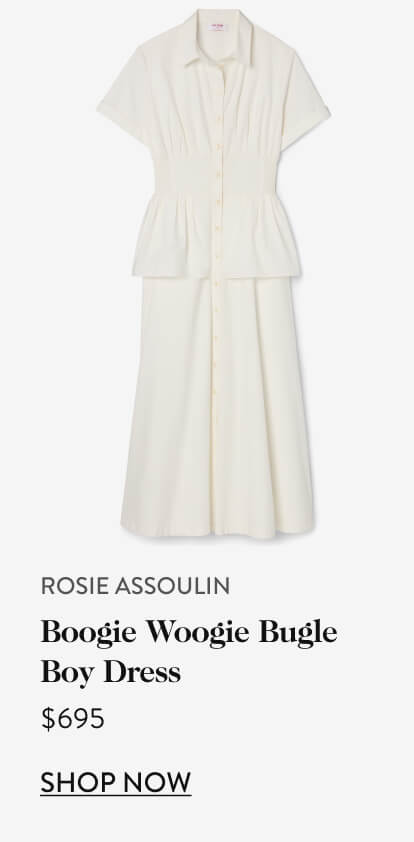 Rosie Assoulin Boogie Woogie Bugle Boy Dress, $695