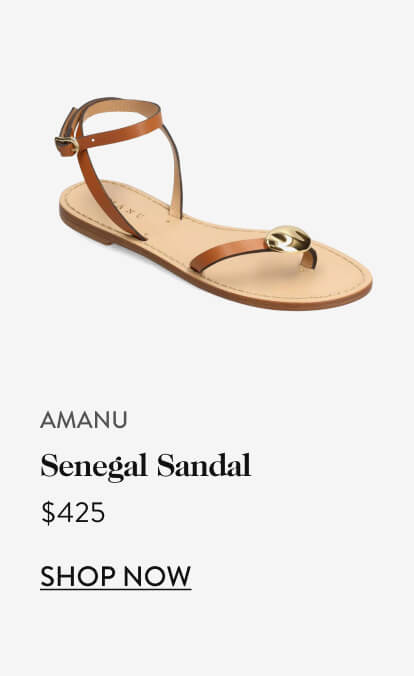 Amanu Senegal Sandal, $425