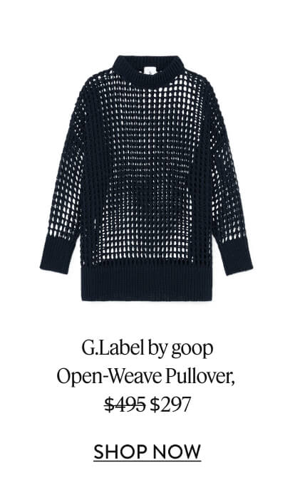 G.Label by goop Open-Weave Pullover, $495 $297