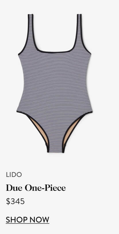 Lido Due One-Piece - $345