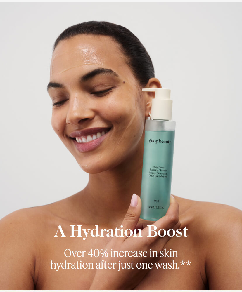 A Hydration Boost - Over 40% increase in skin hydration after just one wash.**