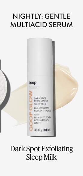 Nightly: Gentle Multiacid Serum. Dark Spot Exfoliating Sleep Milk