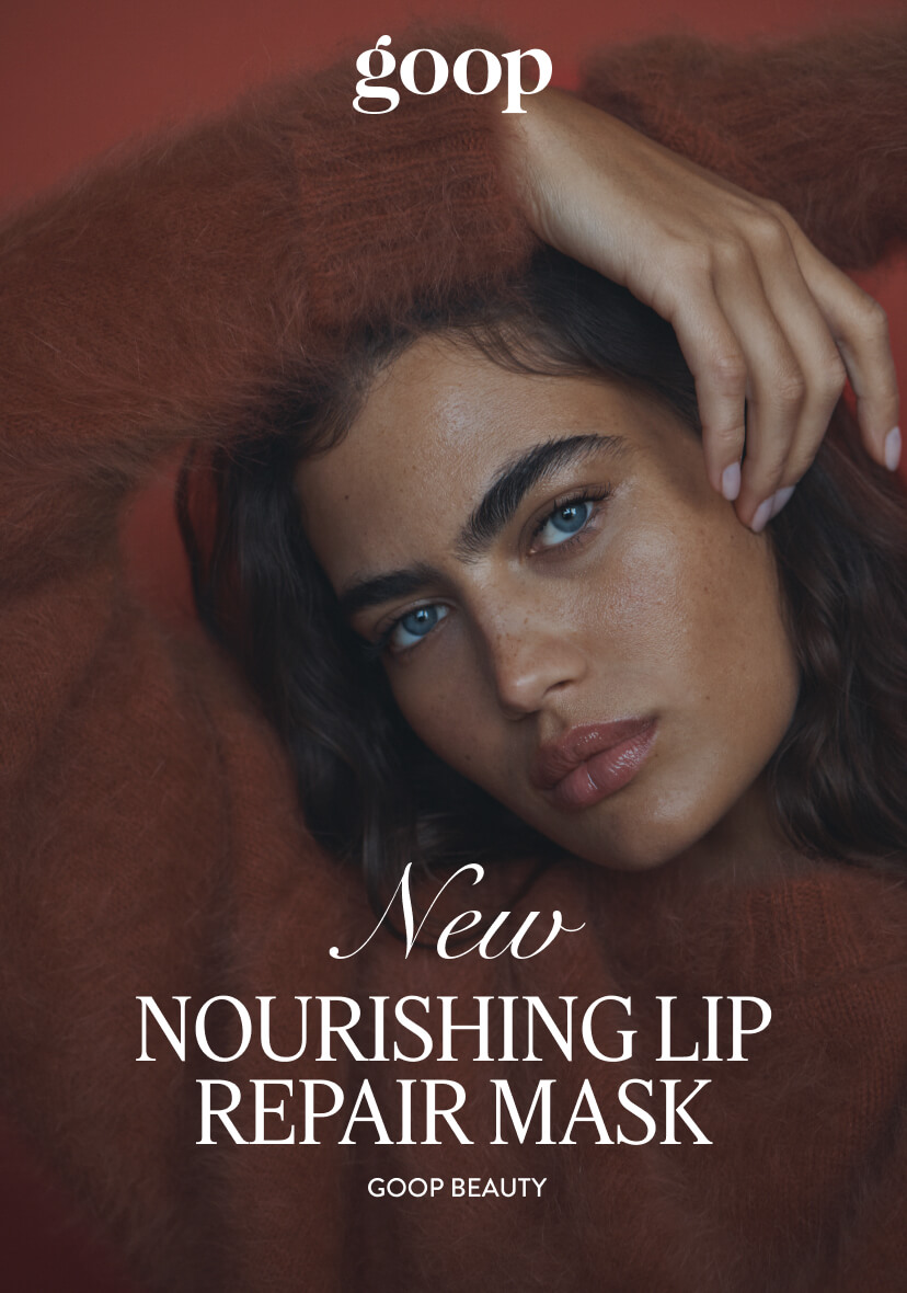 New Nourishing Lip Repair Mask. Goop Beauty.