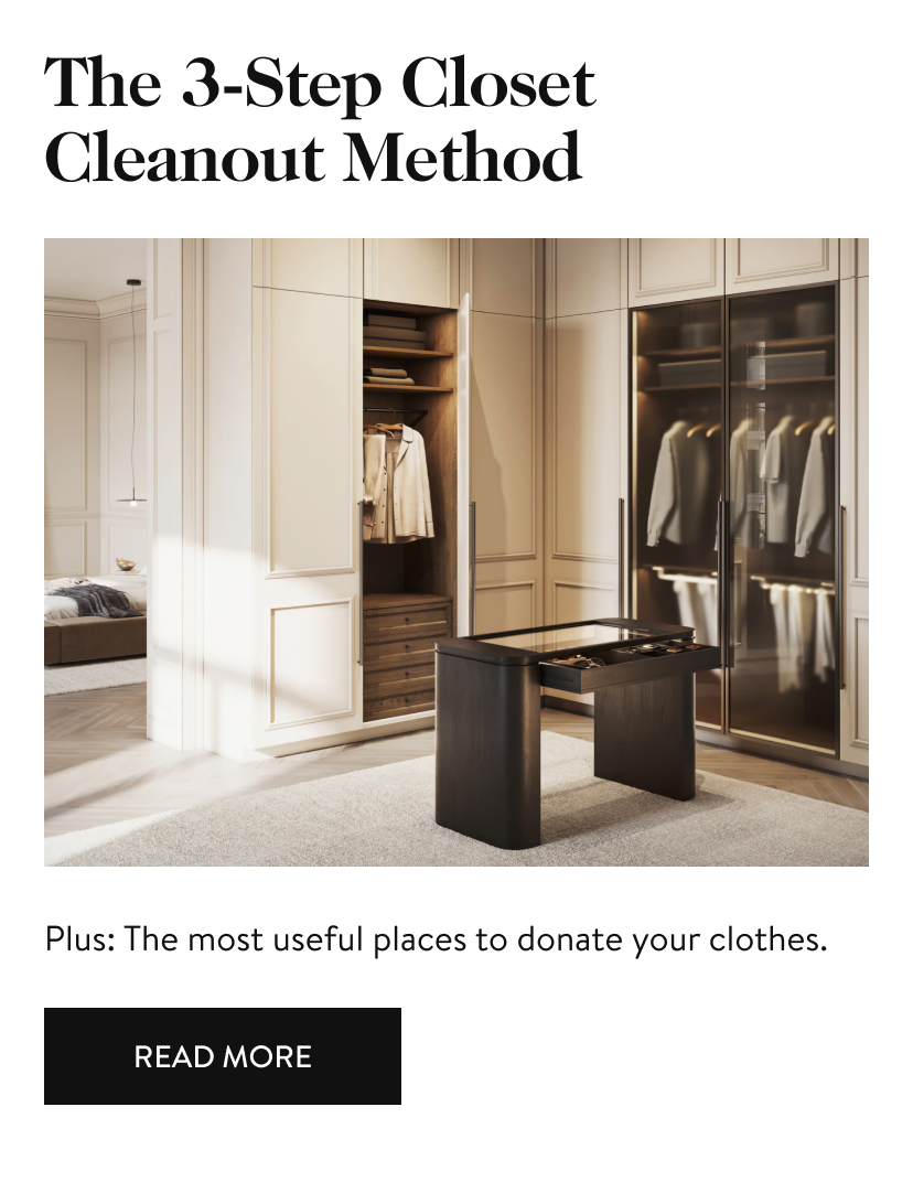 The 3-Step Closet Cleanout Method