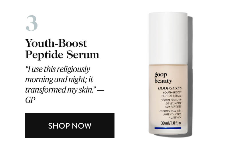 3. Youth-Boost Peptide Serum - “I use this religiously morning and night; it transformed my skin.” —GP
