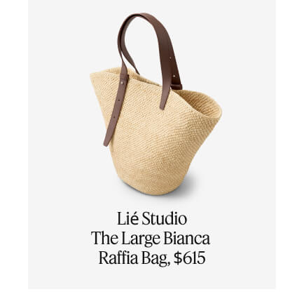 Lié Studio The Large Bianca Raffia Bag, $615