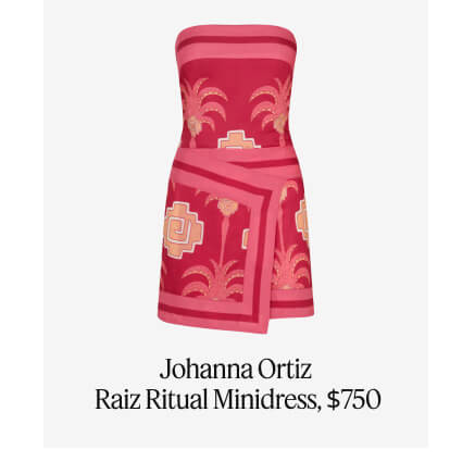 Johanna Ortiz Raiz Ritual Minidress, $750