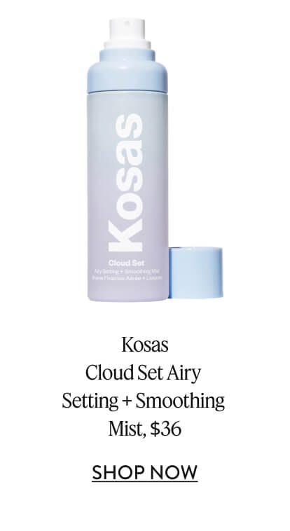 Kosas Cloud Set Airy Setting + Smoothing Mist, $36