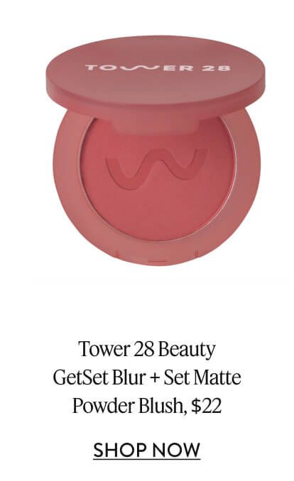 Tower 28 Beauty GetSet Blur + Set Matte Powder Blush, $22
