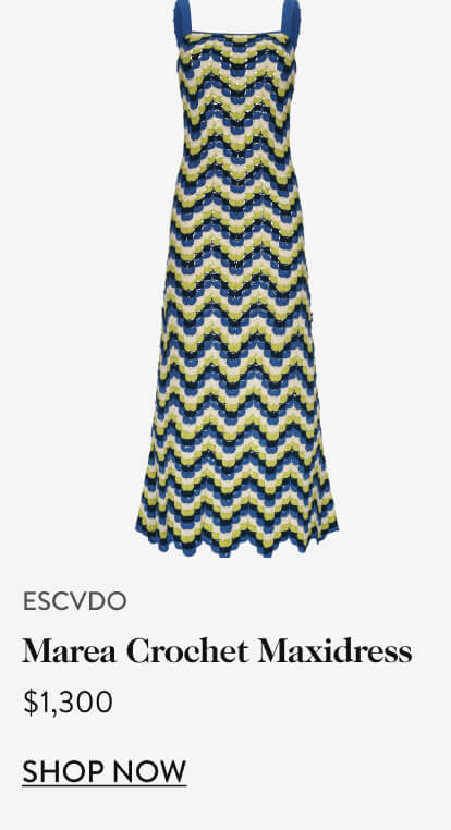 ESCVDO Marea Crochet Maxidress, $1,300