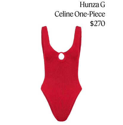 Hunza G Celine One-Piece $270