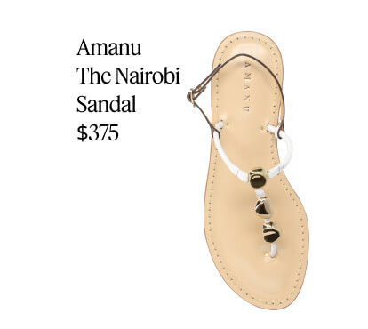 Amanu The Nairobi Sandal $375