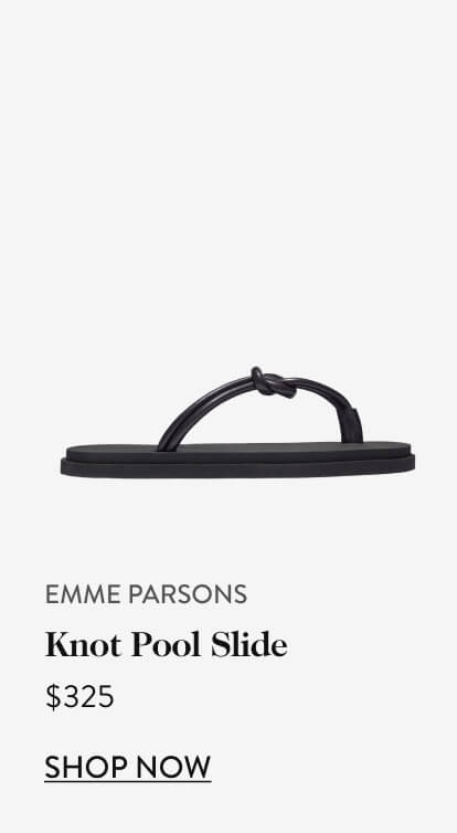 Emme Parsons Knot Pool Slide, $325