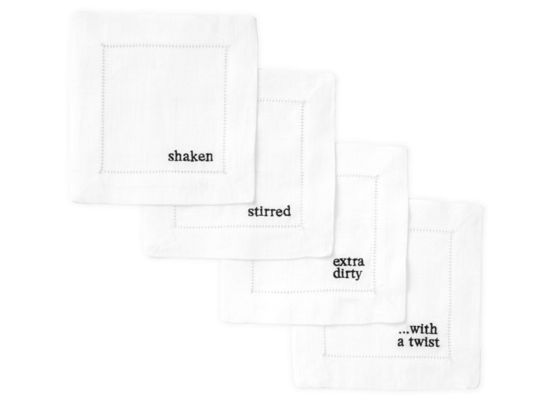 SFERRA Happy Hour Cocktail Napkins