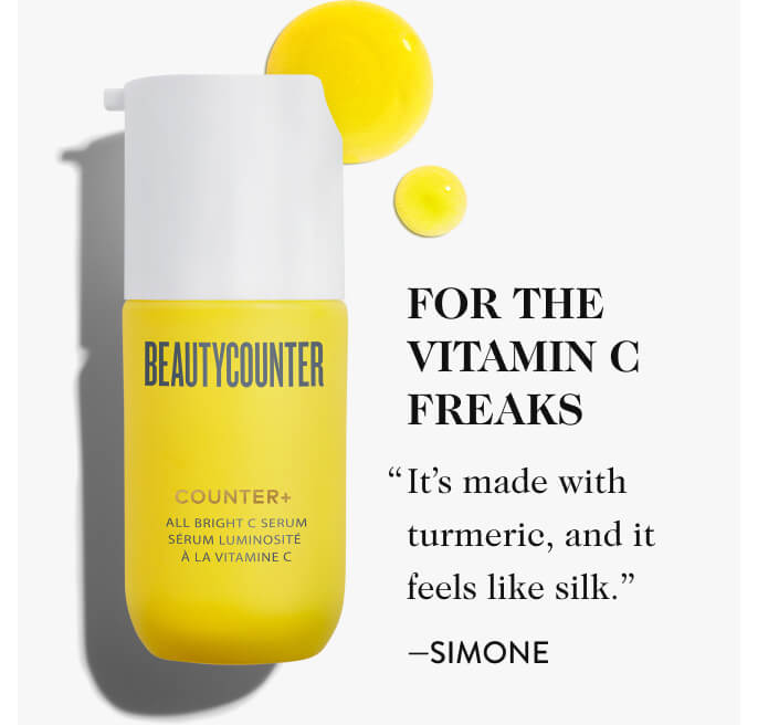 For the Vitamin C Freaks. It’s a wonder ingredient— and the glow is no joke! 