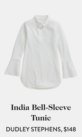 India Bell-Sleeve Tunic DUDLEY STEPHENS, $148