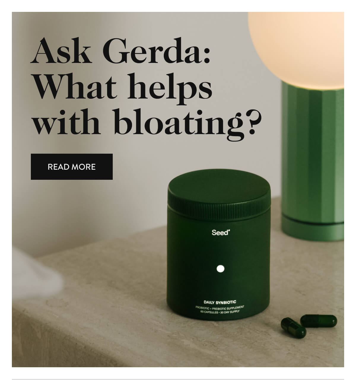 Ask Gerda: What helps with bloating? - read more