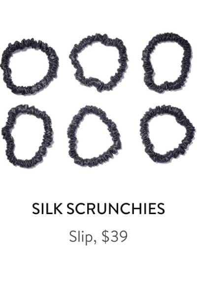Silk Scrunchies Slip, $39