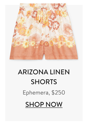 Arizona Linen Shorts Ephemera, $250 Shop Now