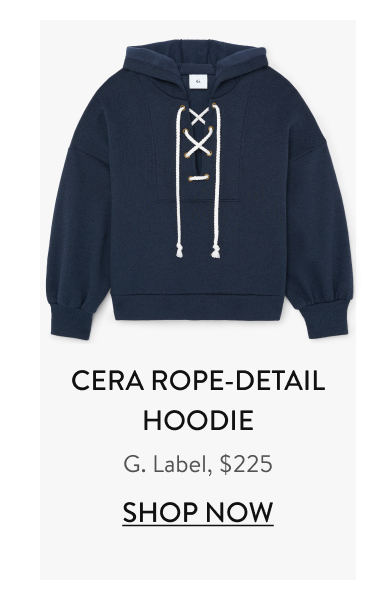 Cera Rope-Detail Hoodie G. Label, $225 Shop Now