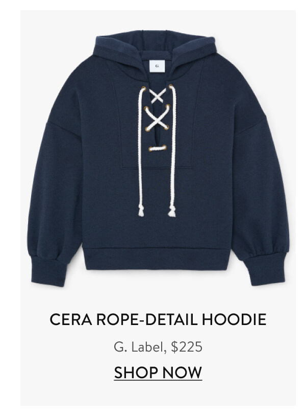 Cera Rope-Detail Hoodie G. Label, $225 Shop Now