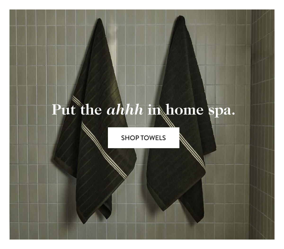 Put the ahhh in home spa.