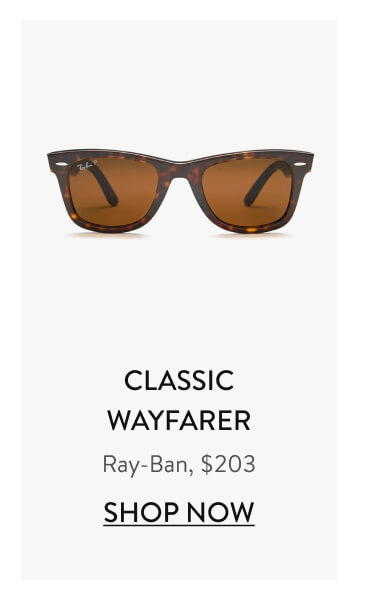 Classic Wayfarer Ray-Ban, $203
