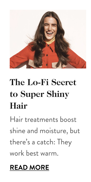 The Lo-Fi Secret to Super Shiny Hair 