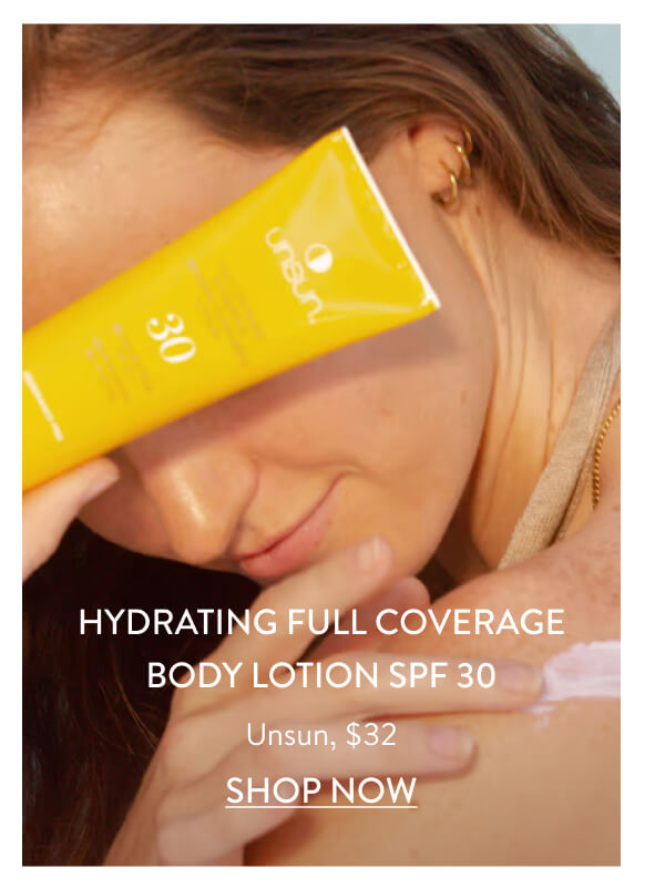 Hydrating Full Coverage Body Lotion SPF 30 Unsun, $32