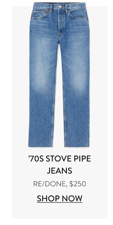 ’70s Stove Pipe Jeans RE/DONE, $250