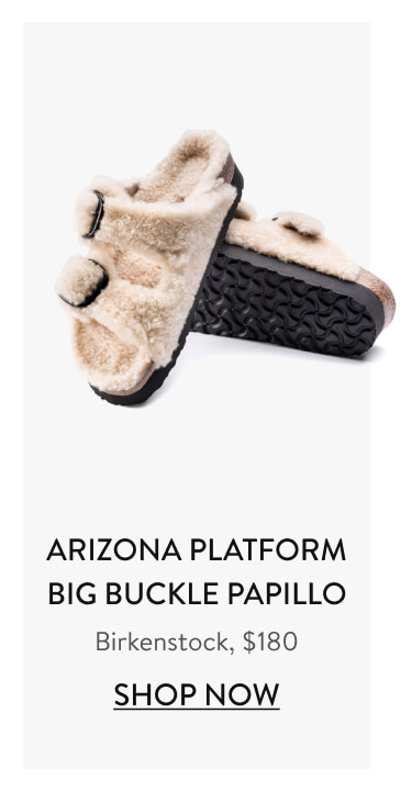 Arizona Platform Big Buckle Papillo Birkenstock, $180 Shop Now