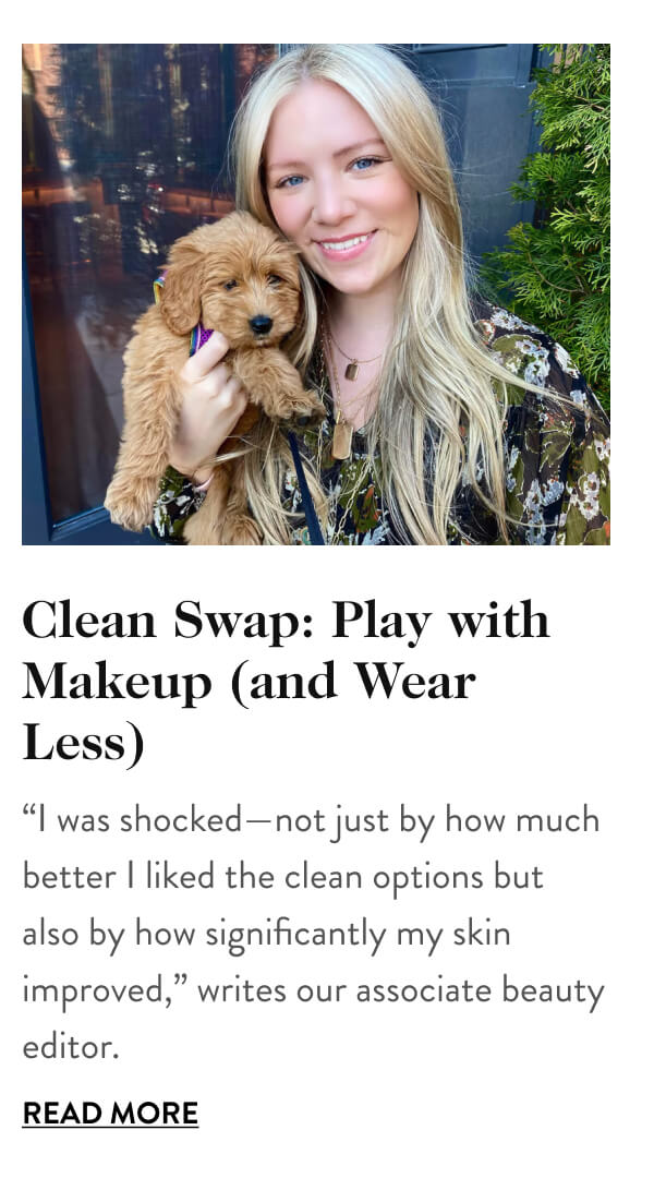 Clean Swap: Play with Makeup (and Wear Less)