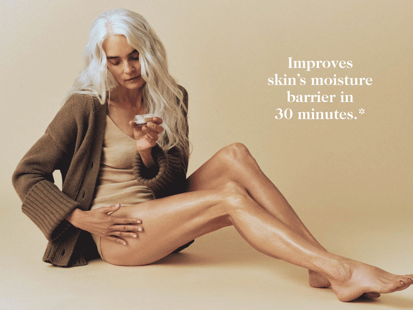 Improves skin's moisture barrier in 30 minutes