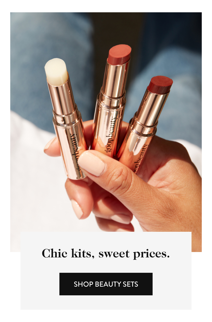 Chic kits, sweet prices. shop beauty sets