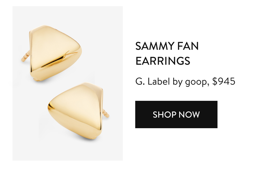 Sammy Fan Earrings G. Label by goop, $945 Shop Now